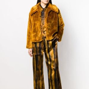 MM6 Maison Martin Margiela Amber Faux-fur Jacket